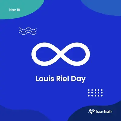 Social Media graphic celebrating Louis Riel Day